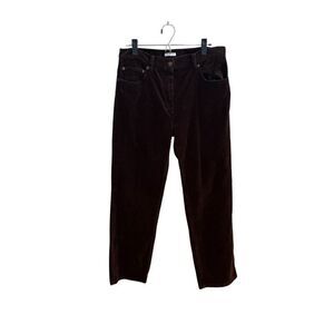 Jones New York Sport brown corduroy stretch pants size 10